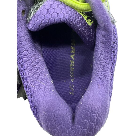 Asics Womens Gel Kayano 21 Running Shoes Purple Green Size 7 - Picture 8 of 9